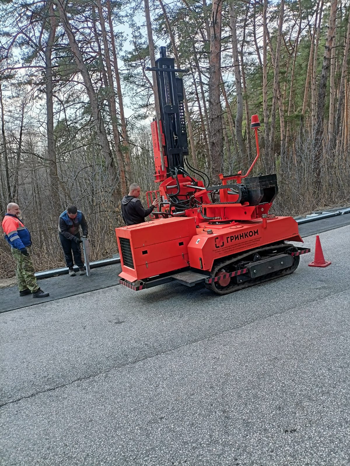 Запуск в работу и обучение персонала Сваебойной установки МСУ-1200М в  Белгородской области - ООО «ГРИНКОМ» разработка и производство самоходной  малогабаритной дорожно-строительной техники